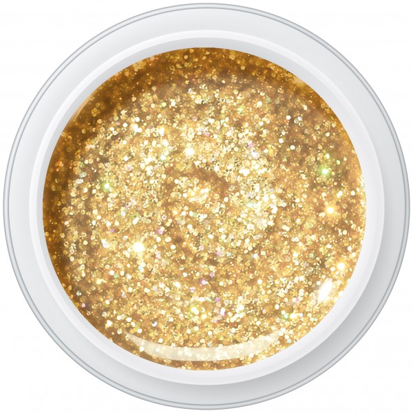 GLITTER GOLD Farbgel