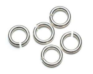 5 Piercing Ringe silber