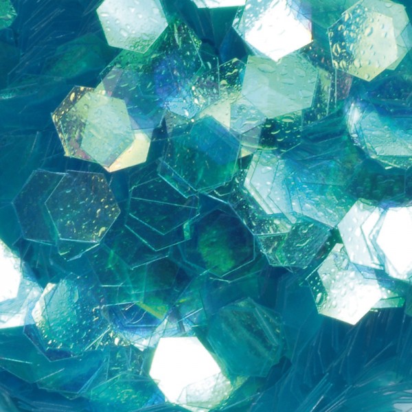 HEXAGONAL Nail Art Design, Ocean